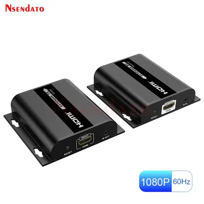 HDbitt LKV383 Extender HDMI RJ45 1080P 120m Multi HDMI Extender over UTP STP Cat6 Ethernet Network