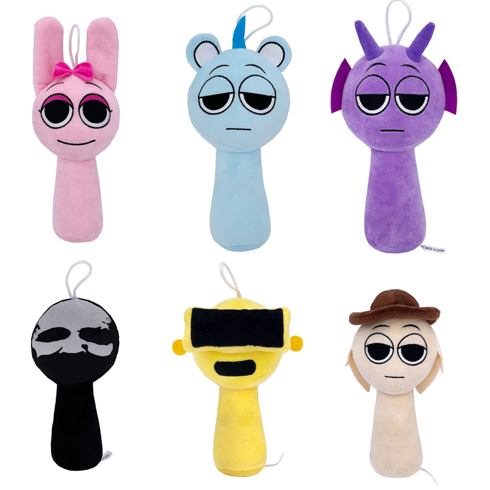 Sprunki Peluche Sprunki Peluche Bambola Sprunki Gioco Cartoon Cuscino Regali di compleanno per bambini Bambole di pezza Regalo di Natale