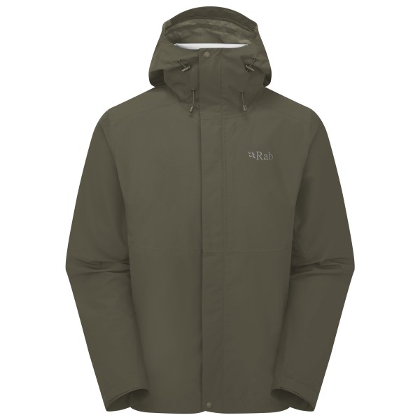 Rab - Downpour Jacket - Regenjacke Gr M oliv/braun