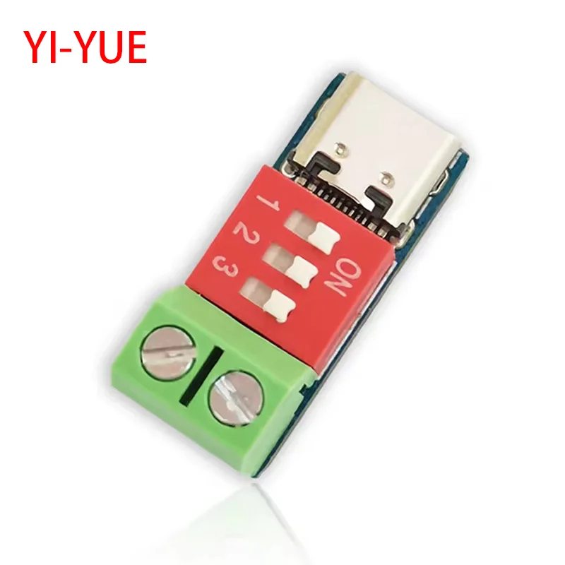 Typ-C PD QC Trigger DC 5V-20V Einstellbare Spannung Power Modul Zifferblatt Einstellung Spannung Schnelle lade Decoy Modul Image