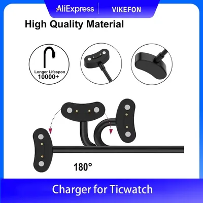 Hochwertiges Ladegerät für Ticwatch Pro 5, Kabel/TicWatch E3/ Pro X/ Pro 3/ Pro3 LTE, USB-Ladekabel, Image