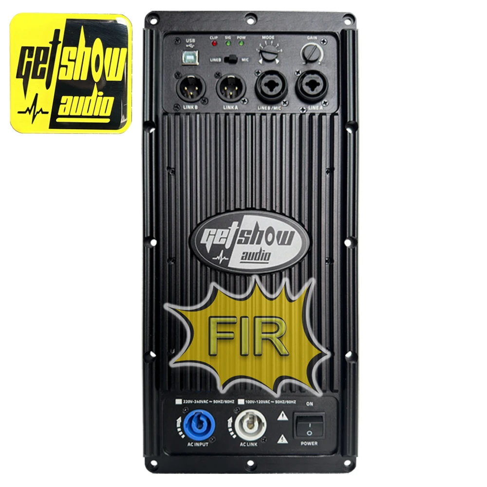 800w 400w 2-Wege-Verstärkermodul für profession elle Lautsprecher platten verstärker Klasse d mit DSP Image