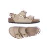Birkenstock Damen Sandale, Gr. 39, beige, kein Etikett