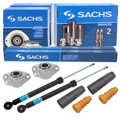 Sachs 2x Stoßdämpfer hinten +Domlager +Staubschutz für VW Image