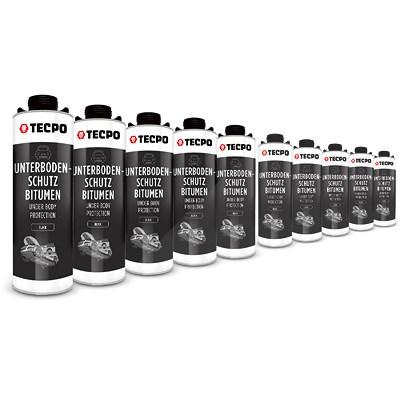 Tecpo 10x 1 L Unterbodenschutz Bitumen, schwarz Image