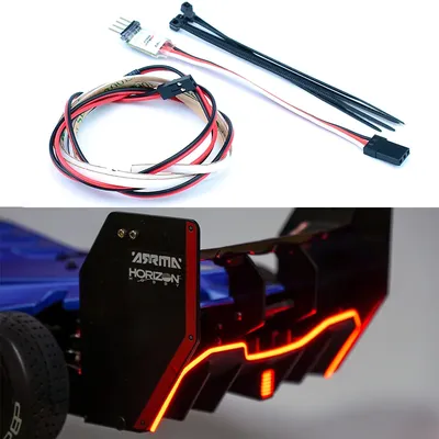 LED Simulation Red Penetration Light for 1/7 ARRMA FELONY 6S BLX INFRACTION LIMITLESS V2 Street Bash