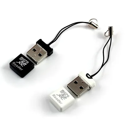 1PCS Mini Card Reader Super Speed USB 2.0 Mini SD/SDXC TF Card Reader Adapter High Quality Card