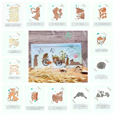 New Baby Stroller Flower Bouquet Metal Cutting Dies Handmade DIY Embossing Making Scrapbook Photo
