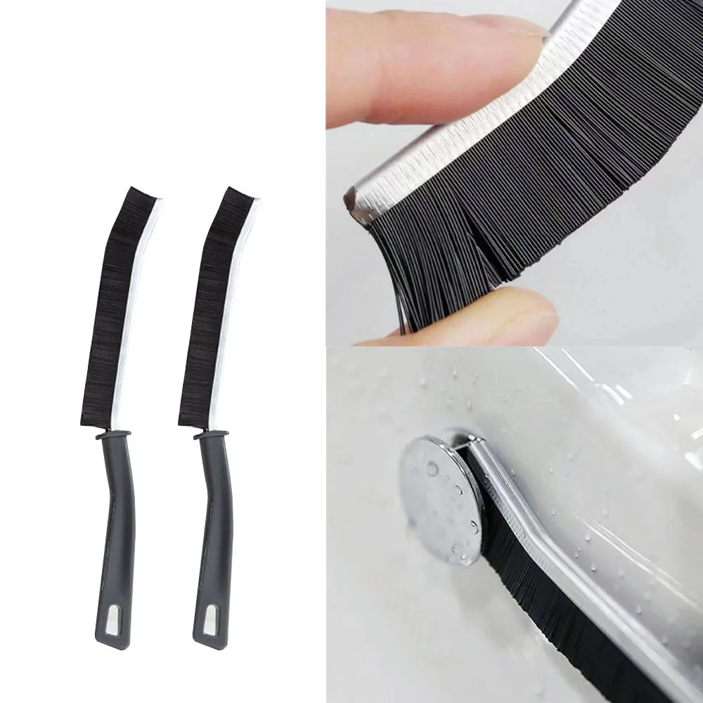 2 pezzi spazzola per la pulizia della toilette spazzola per la pulizia del bagno a setole dure gap strumenti per la pulizia della toilette domestica forniture per il bagno