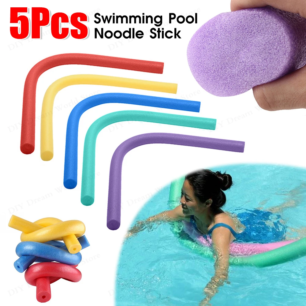 Portable Flexible EPE apprendre les nouilles de piscine pour adultes enfants été aide à la natation piscine sous-marine Scooter bâton de flottabilité