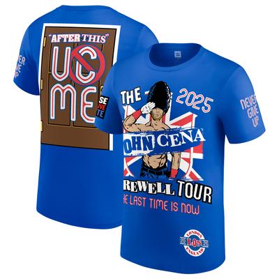 Blaues John Cena Farewell Tour 2025 London T-Shirt für Jugendliche Image