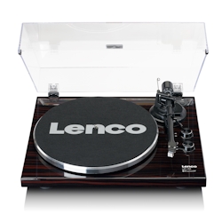 Lenco LBT-288WA - Plattenspieler mit Riemenantrieb, Bluetooth® und Anti-Skating, dunkelbraun Image