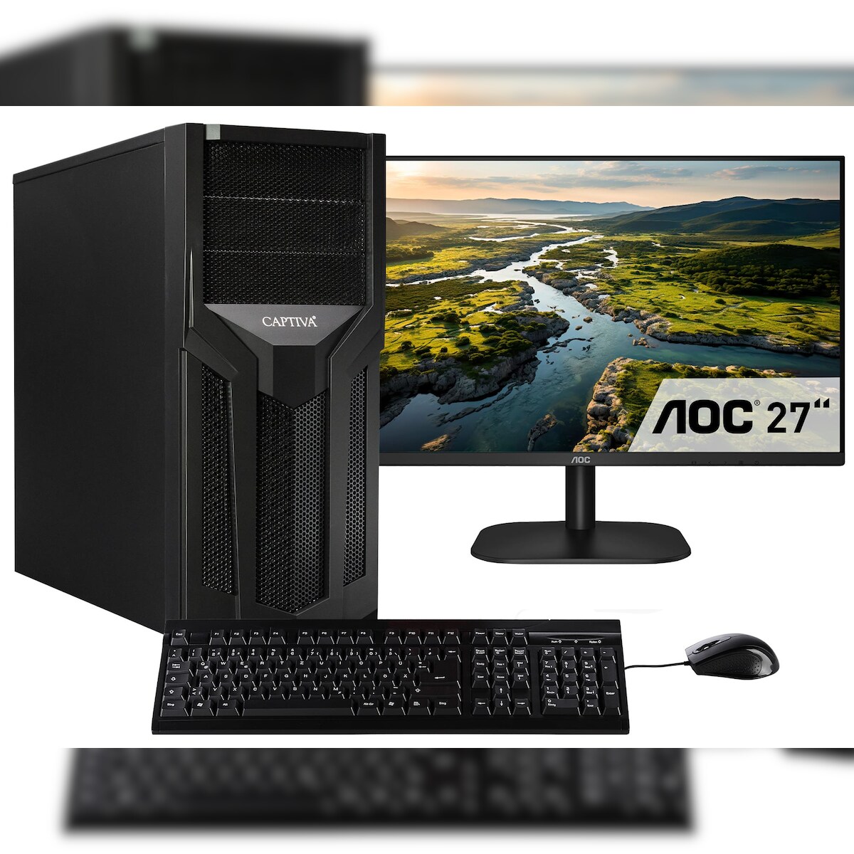 Captiva PC Workstation I75-781 TFT Bundle (i7-12700K/SSD 1TB/64GB/WLAN/w/o OS)