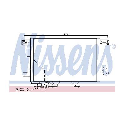 Nissens A/C Condenser Aluminum Core, 24-month or 24,000-mile limited warranty 94794