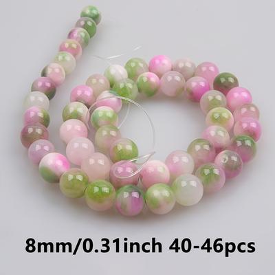 TEMU Natural Stone Beads 6/8/10mm - Making, Necklaces, Bracelets, Earrings & More, Round Beads, Accessories Image