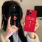 Ruby Jennie Phone Case for iPhone 16 15 14 13 12 11 X XR XS 8 7 Pro Max Plus Mini Black Smartphone Cellphones Cover