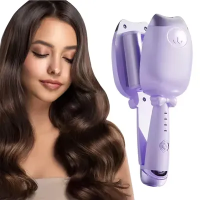 Curling Iron Hair Crimper Waver 32mm Deep Wave Hair Curler Tool Waves Curling Wand Hair Curling Iron for All Hair Types