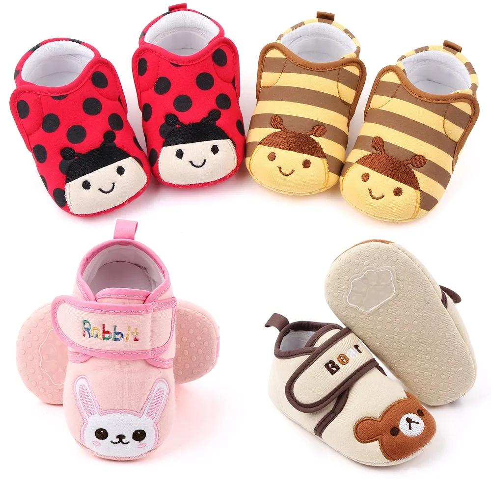 Baby Mädchen Schuhe Floral Neugeborenen Baby Schuhe Prinzessin Infant Kleinkind Baby Schuhe für Jungen Wohnungen Weiche Erste Wanderer