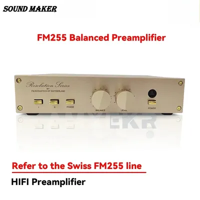 Sound Maker-Referenz FM255 Klasse A Vorverstärker RCA symmetrischer XLR HIFI Vorverstärker für Image