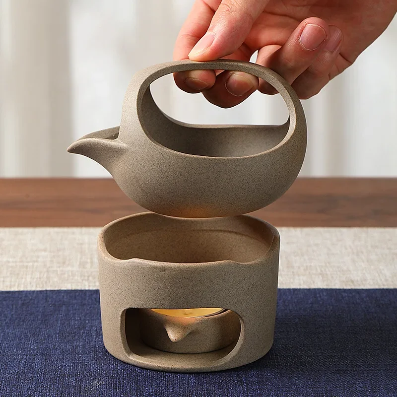 Keramik gerösteter Tee Herd Retro Haushalt Tee Parfümeur gebackene Awakener Kerze Heizung gerösteter Tee Herd Image