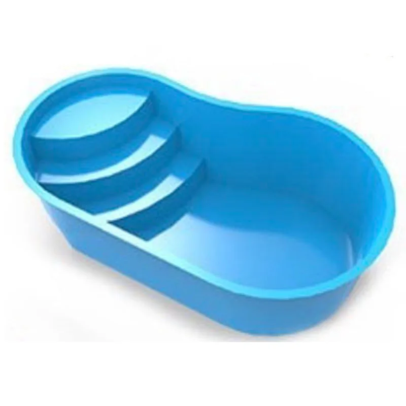 Unterirdisches Schwimmbad aus Glasfaser, maßgefertigter moderner Boden, vorgefertigter Behälter für den Außenbereich, Glasfaserbehälter, Pool Image