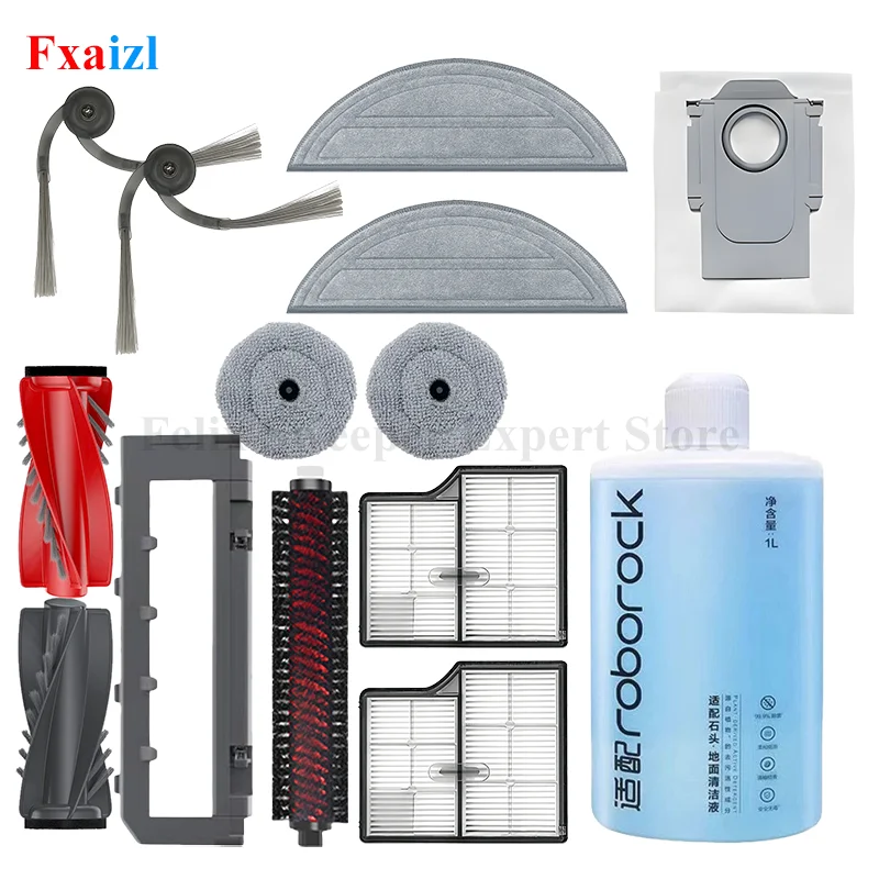 Zubehör für Roborock Saros 10 / S9 MaxV Ultra / S90ver / G30 / A1460RR Staubsaugerteile Hauptseitenbürste Filter Moppbeutel Image