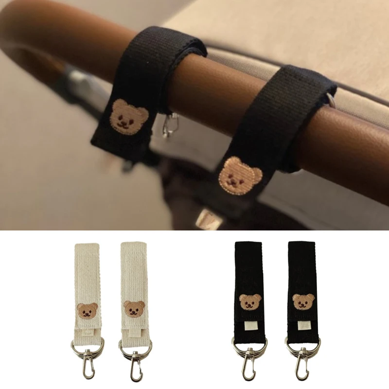 2Pcs Bär Baby Kinderwagen Haken Multifunktions Haken für Kinderwagen Kinderwagen Baby Kinderwagen Zubehör