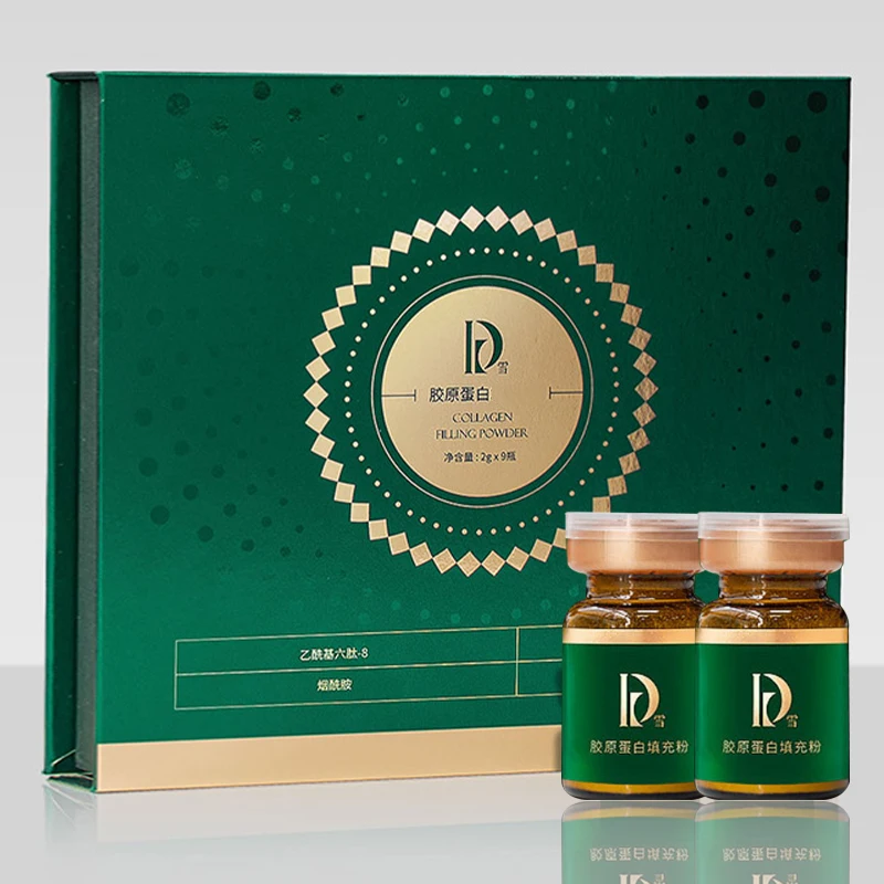 Hyaluronsäure Essenz Kollagen Pulver Creme Gesichts Reparatur Feuchtigkeitsspendende Feine Linie Lifting Straffende Aufhellung Hautpflege Image