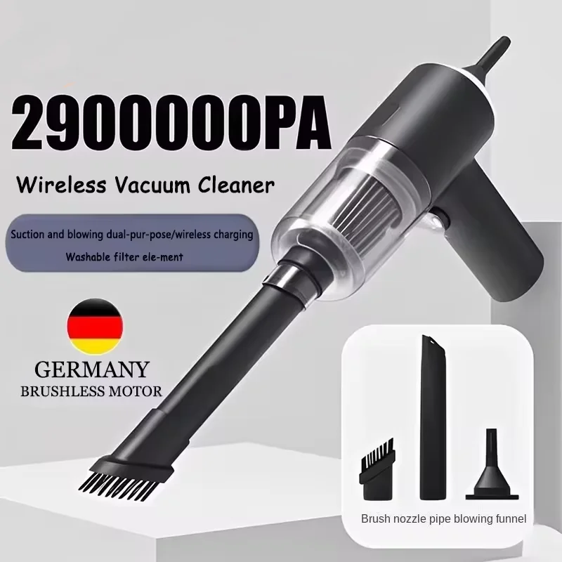 Xiaomi Staubsauger 2900000 PA 120 W kabelloser, superhochleistungsstarker 2-in-1 tragbarer 2-in-1-Staubsauger mit großer Nass- und Trockensaugung und doppeltem Verwendungszweck Image