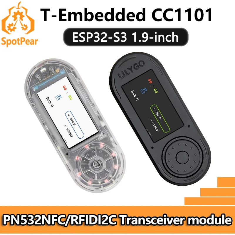 Für T-Embed ESP32-S3 CC1101 Low-Power Sub-1 GHz RF Transceiver PN532 NFC RFID 1,9 zoll LCD Board Für LILYGO Image