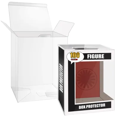 Clear Protectors Case Compatible with Funko 4" Pop Figures,Thick Plastic Protectors,Heavy Duty