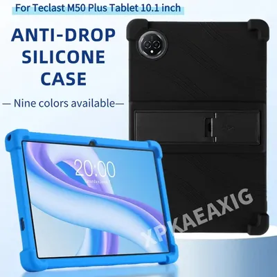 for Stand Case Teclast M50 Plus Tablet 10.1 inch Stand Cover Teclast M50plus Soft Silicone Kids