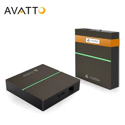 AVATTO Tuya Matter Smart Wired Gateway Hub,ZigBee Smart Home Bridge Remote Controller Works With