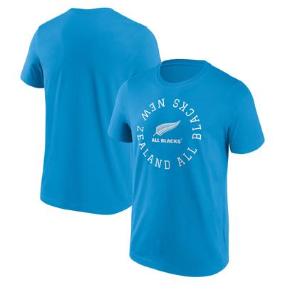 All Blacks T-Shirt mit Loop-Logo-Grafik - Blau Image