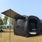 Tente de camping pop-up pour voiture SUV, tente extérieure familiale, tentes arrière noires avec