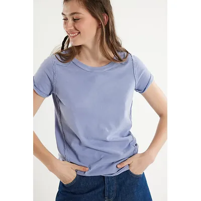 We The Free Wild Tee at Free People in Country Tide, Size: Large