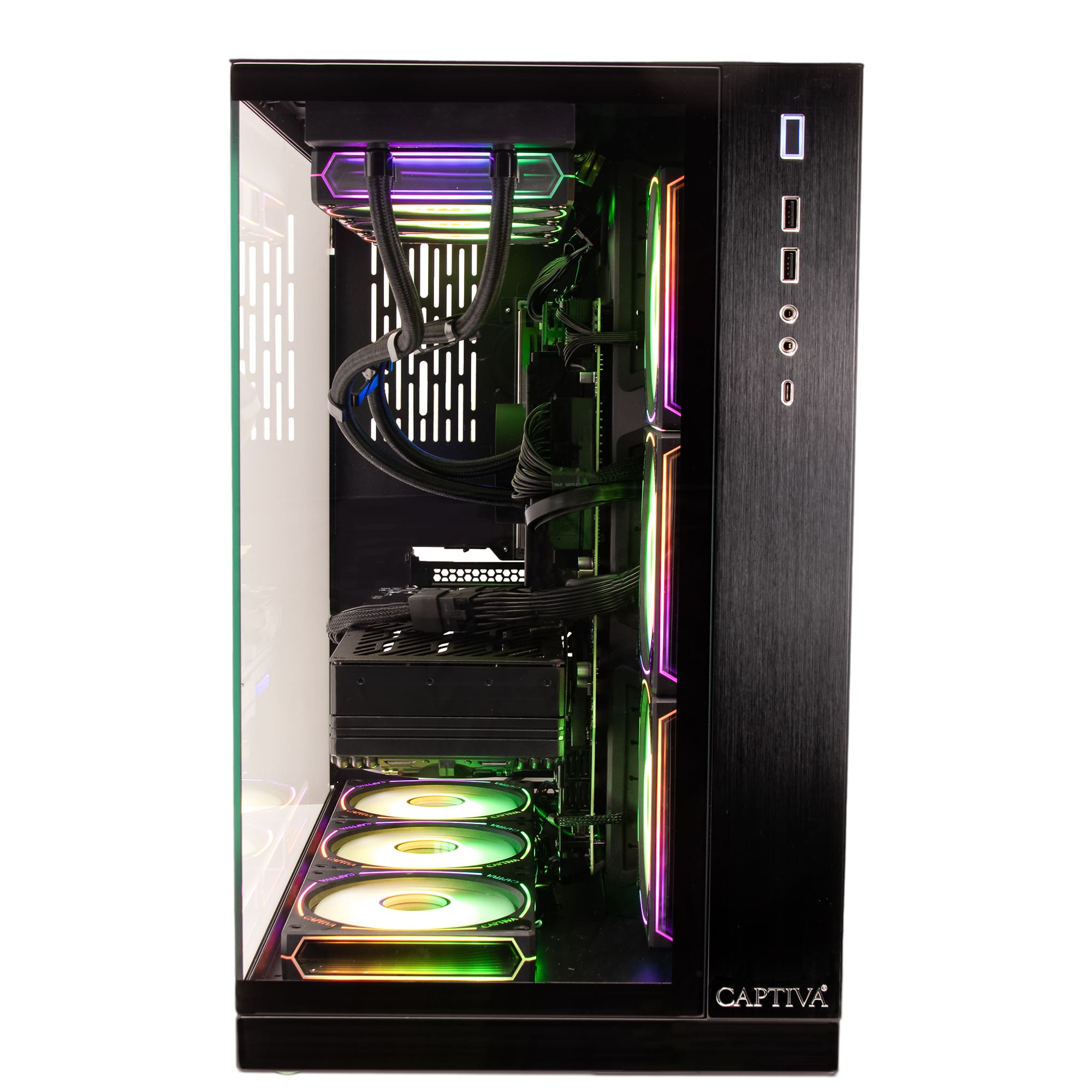 CAPTIVA Gaming-PC "Highend Gaming I89-043", ohne farbbezeichnung, B:37,5cm H:71cm T:73cm, Desktop-PCs Image