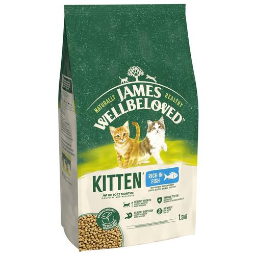 1.5kg Kitten Fish James Wellbeloved Dry Cat Food