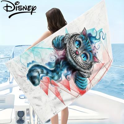 TEMU Authorized 1pc Beach Towel, Which Is Lightweight And Absorbent. It Offers Sun Protection And Is Ideal For Swimming, Gym Workouts, And Yoga, Making It A Perfect Travel Companion For Vacations. Image