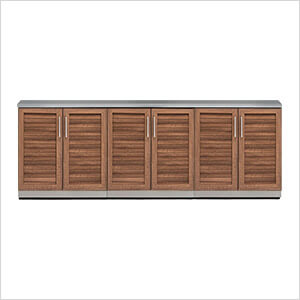 NewAge Outdoor Kitchens Grove 4-Piece Outdoor Kitchen Set with Countertops