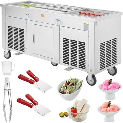 Mophorn - vevor Rollbare Maschine für Frittierte Eisrollen, 2 Stk. 45 x 45 cm Quadratische Pfannen Image