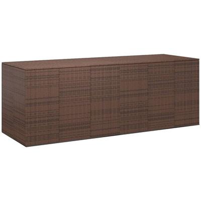 Vidaxl - Garten-Kissenbox pe Rattan 291x100,5x104 cm Braun Image