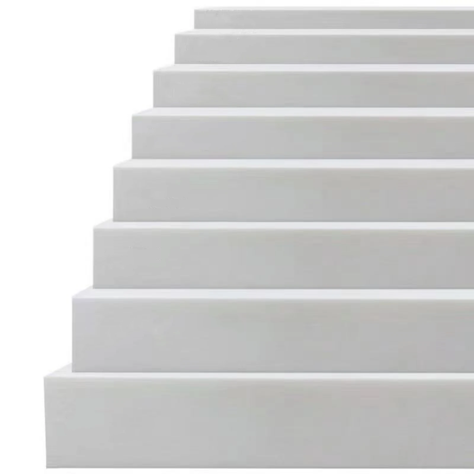 45D Sitzschaum mit hoher Dichte, weißer Schaumstoffschwamm, quadratisch, weißes Kissen, Kernblatt, Polsterung, Ersatzpolster, Premium-Stuhlpolster Image