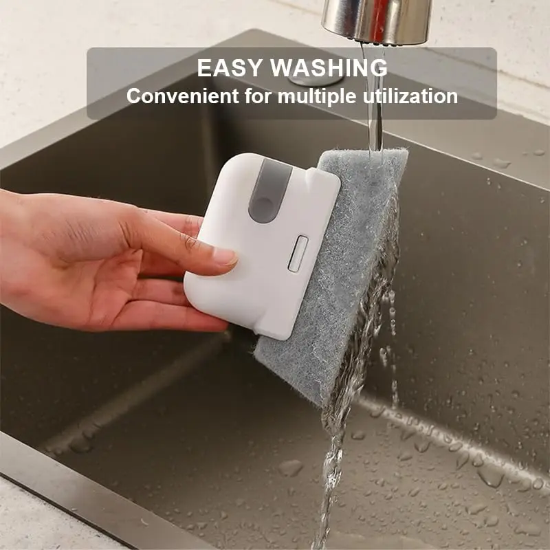 Fenster reinigungs bürste Fensterbank Nut Deadend Schrank Spalt bürste mit Ersatz kopf Haushalt multifunktion ale Reinigungs werkzeuge Image