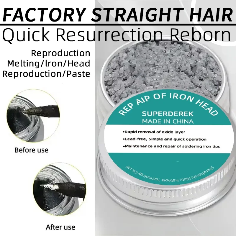 Lötkolben Spitze Auffrischung Reparatur Werkzeug Sauber Lötkolben Spitze Lötpaste für Metall Lötkolben Spitze Elektrische Image