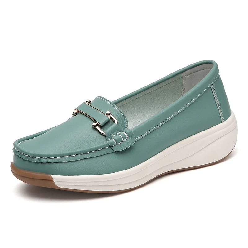 Leder Designer neue Damen flache Schuhe plus Größe 35-43 lässige Turnschuhe Mutter leichte Mode bequeme Wanderschuhe für Frauen