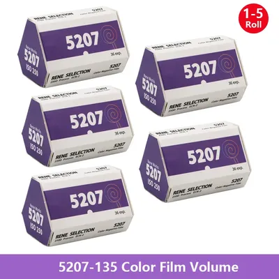 New 5207 250D 135 color film roll negative processing iso 200\250 film roll negative ECN2 flus For Kodak Fujifilm 135 Camera