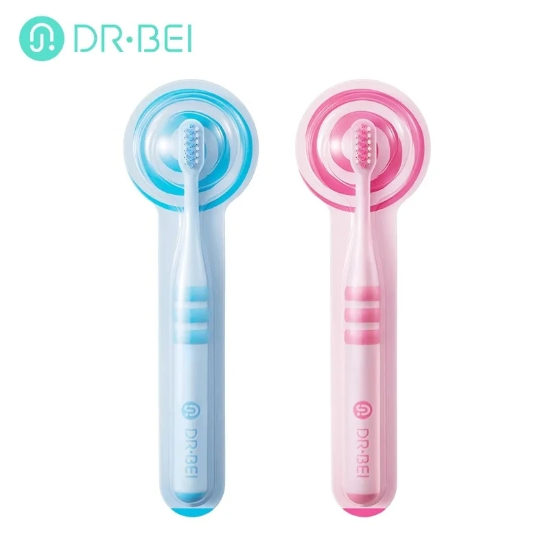 DR·BEI Kinder-Zahn-Mini-Bürste, Tiefenreinigung, weiche, sandwichtige Textur, Mundpflege, Gesundheit für Kinder, Zahnbürste, 6–12 Jahre alt Image