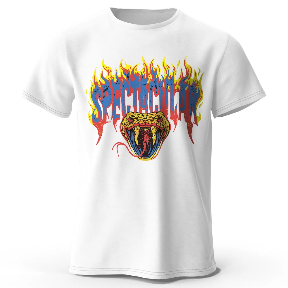 Klassisches Retro-bedrucktes T-Shirt aus 100 % Baumwolle, Rundhals-Kurzarm-T-Shirt aus weichem Stoff, perfekt für Männer und Frauen Image