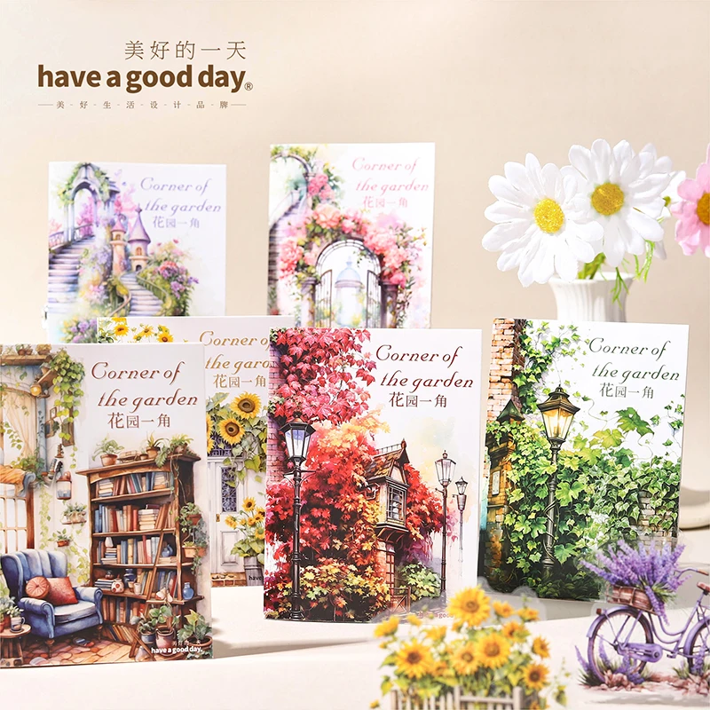  30 stücke Garten ecke Dekorative Blume Aufkleber Scrapbooking Label DIY Tagebuch Schreibwaren Album Tasse Journal Collage Planer Image